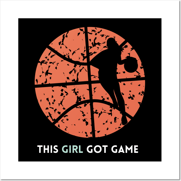 This girl got game colors Wall Art by High Altitude